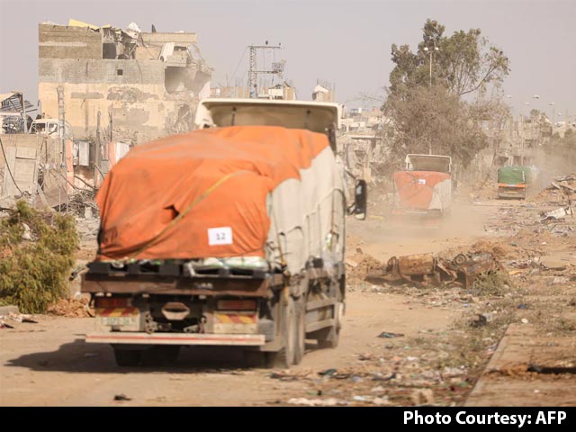 UN Uses Pause In Fighting To Deliver Aid To Gaza
