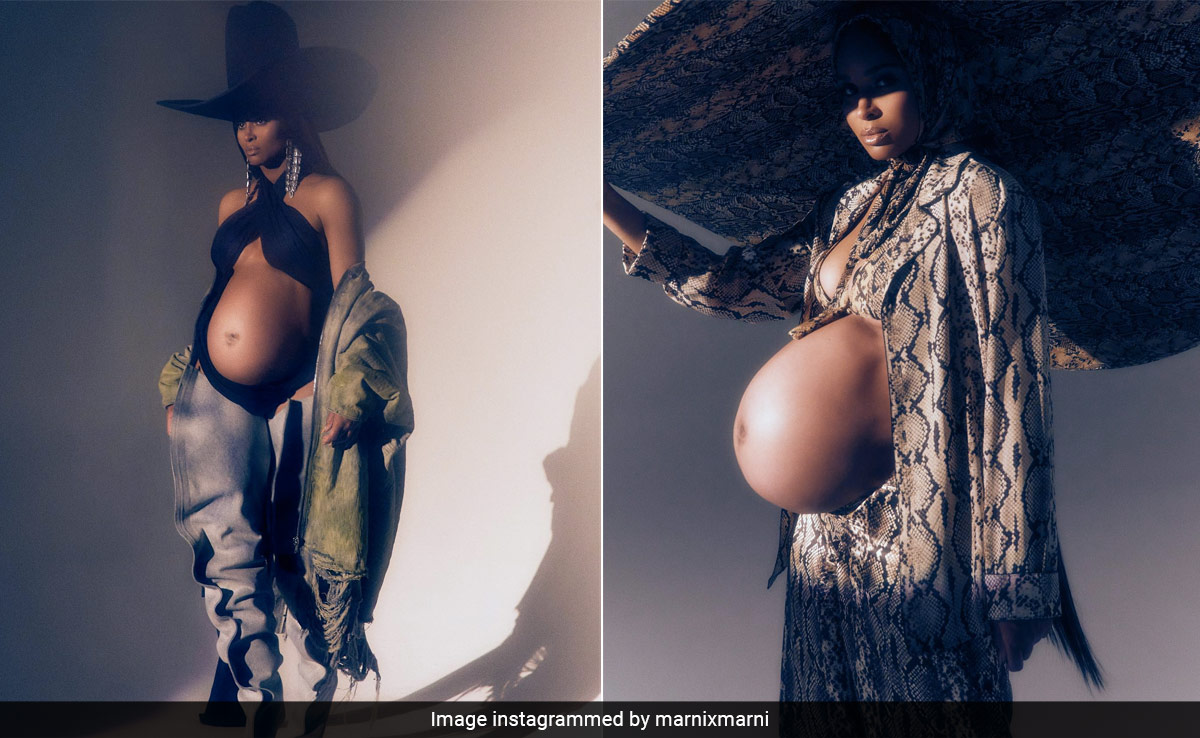 Ciara "Missed Fashion Week," So She Turned Her Maternity Shoot Into One