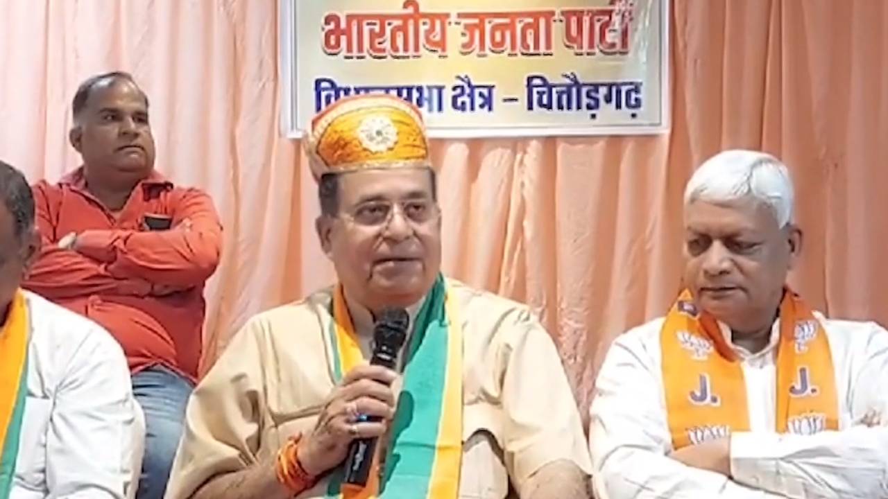 Chittorgarh: बीजेपी कैंडिडेट नरपत सिंह ने बाहरी होने के आरोप पर दिया ये जवाब