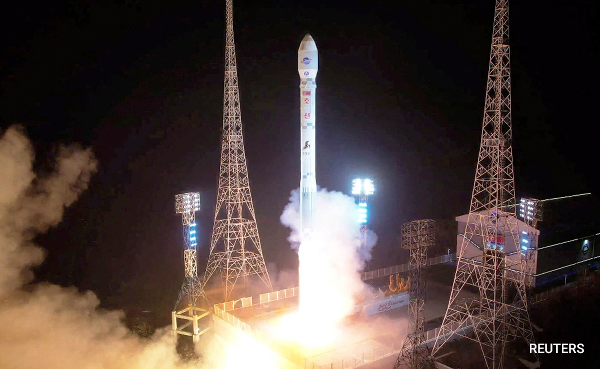 N Korea Launches Spy Satellite, US Slams "Brazen Violation" Of UN Sanctions