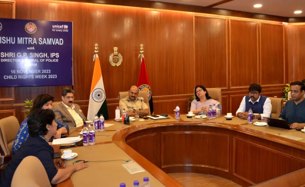 Assam Cops Meet Children, Discuss Ideas To Prevent Child Abuse