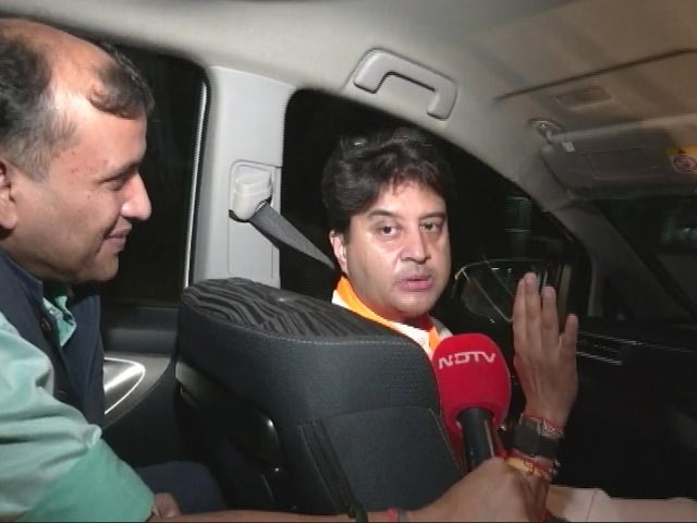 "Am Sewak, Not In Race For Chief Minister": Jyotiraditya Scindia To NDTV