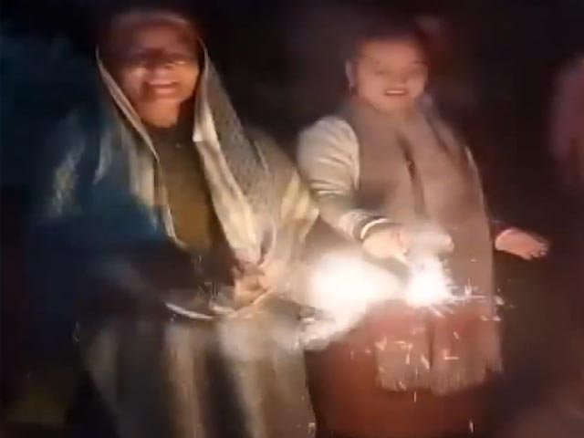 Families Of Silkyara Tunnel Workers Celebrate Safe Rescue With Firecrackers, Sweets