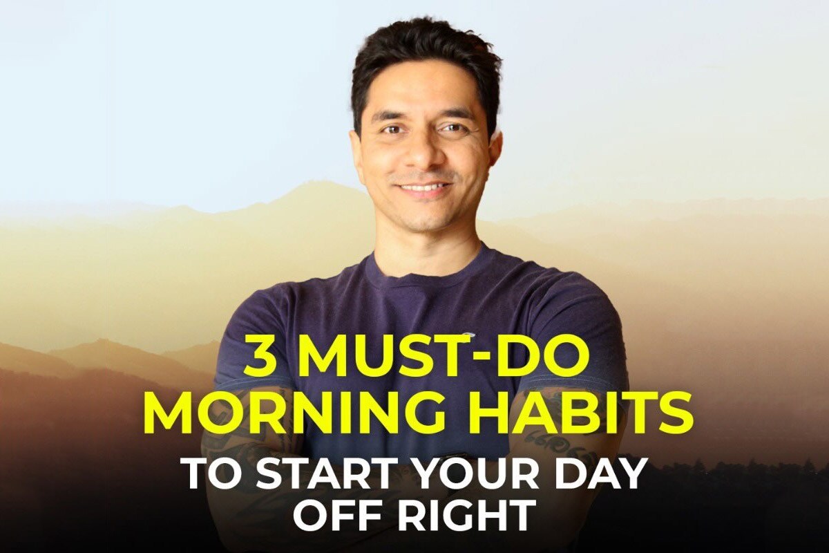 Unlocking the Day's Magic: Luke Coutinho's Morning Rituals for Positivity and Balance