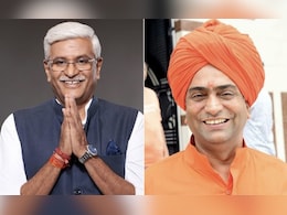 महंत प्रताप पूरी के नामांकन में शामिल हुए केंद्रीय मंत्री गजेंद्र सिंह शेखावत, बोले- झोली फैलाकर वोट मांगता हूं...