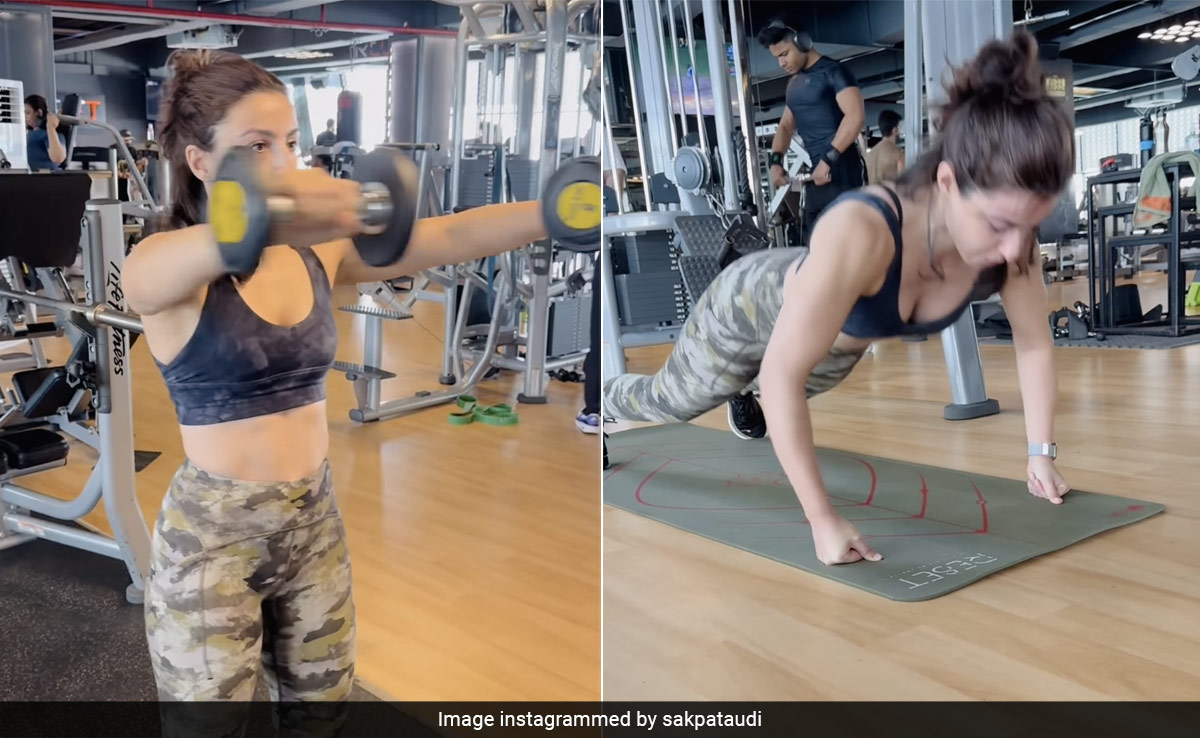 Soha Ali Khan Is Back, With Knuckle Push-Ups, Chest Presses And Her Post-Diwali Fat-Burning Fitness Magic