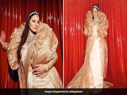 Supermodel Ashley Graham's "Very First" <i>Saree</i> Was A Handwoven <i>Banarasi</i> Brocade Number Supermodel Ashley Graham's "Very First" <i>Saree</i> Was A Handwoven <i>Banarasi</i> Brocade Number