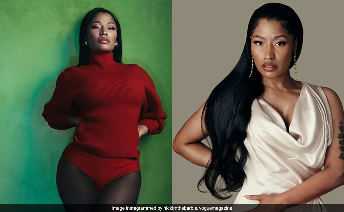Nicki Minaj Defines Bold Fashion On Vogue's Cover For It's December 2023 Issue, Poses With "Papa Bear"