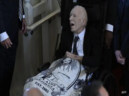 Ex US President Jimmy Carter, 99, Makes Rare Appearance For Wife's Memorial Ex US President Jimmy Carter, 99, Makes Rare Appearance For Wife's Memorial