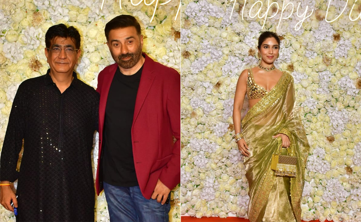 Sunny Deol, Bhumi Pednekar And Other Celebs Lit Up Krishan Kumar's Diwali Party Like This