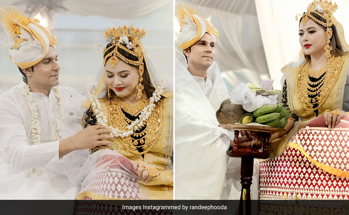 Randeep Hooda And Lin Laishram Looked Glorious While Tying The Knot In Traditional Manipuri Wedding Ensembles
