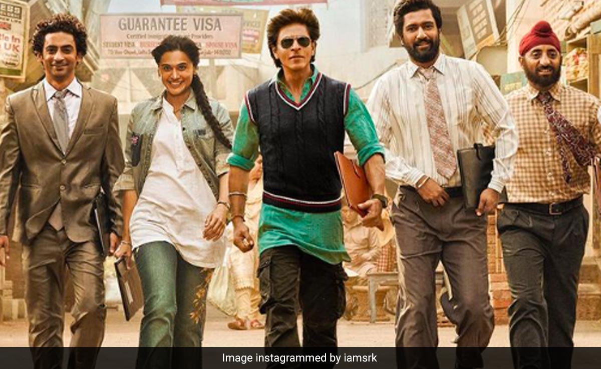 <i>Dunki</i> New Posters: Shah Rukh Khan, Taapsee Pannu, Vicky Kaushal And Friends Have Miles To Go
