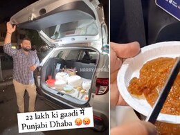 Delhi Food Vendor Uses His New Car As Mobile Dhaba - Video Goes Viral