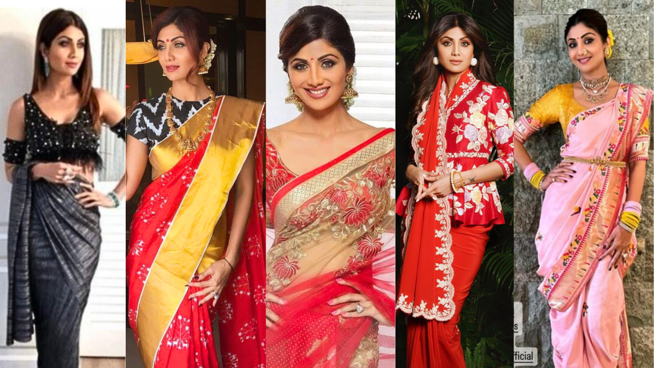 Diwali 2023: Dive Into Shilpa Shetty's Saree Style Guide With 5 Ways To Drape Your Six Yards And Ethnic Styling 3 Ways
