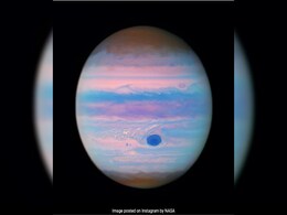 NASA's Hubble Shares Mesmerising Image Of Jupiter In Ultraviolet View NASA's Hubble Shares Mesmerising Image Of Jupiter In Ultraviolet View