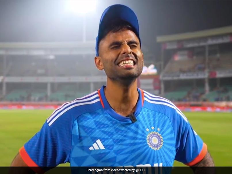 Watch: "<i>Are Baap Re</i>" - Suryakumar Yadav's Epic Reaction During 'Stat Check' After Win Over Australia In 1st T20I