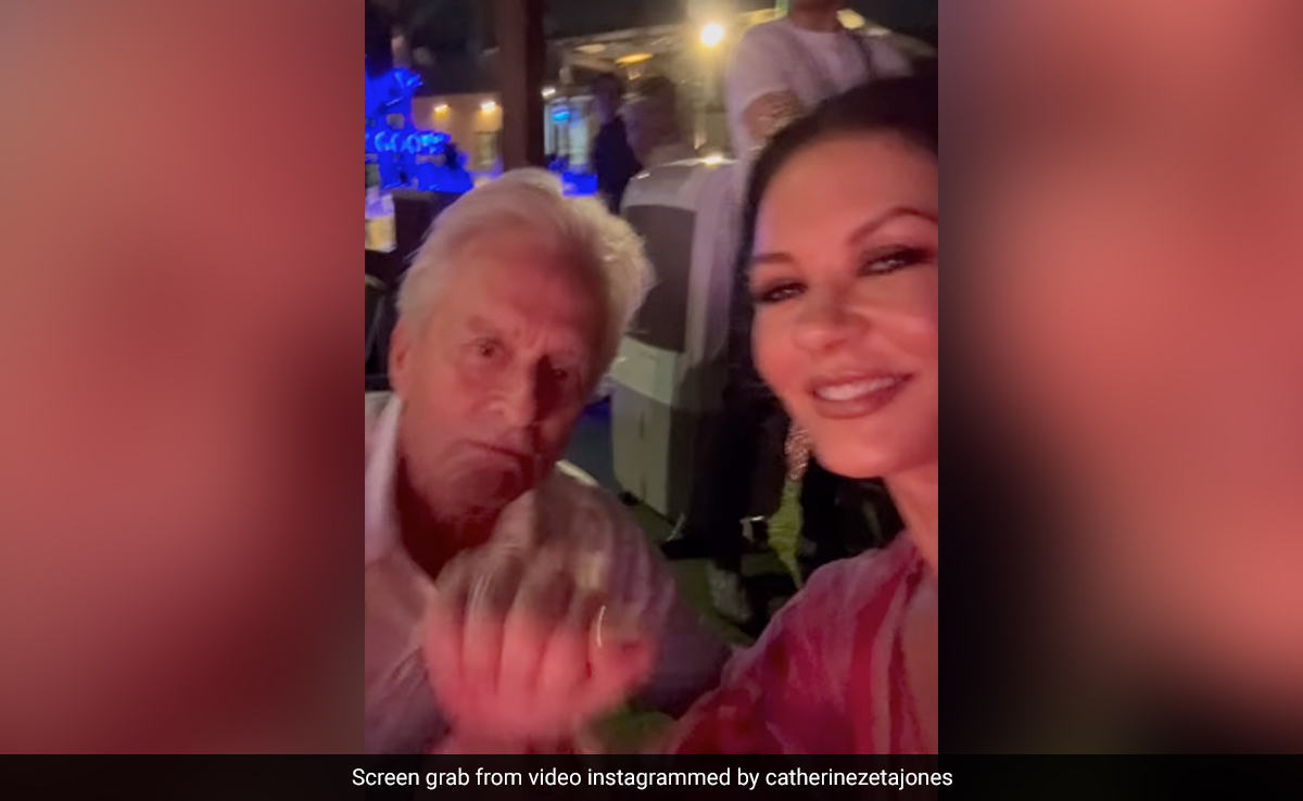 Catherine Zeta-Jones Shares New Video With Michael Douglas From Goa. "Oh India! We Love You"