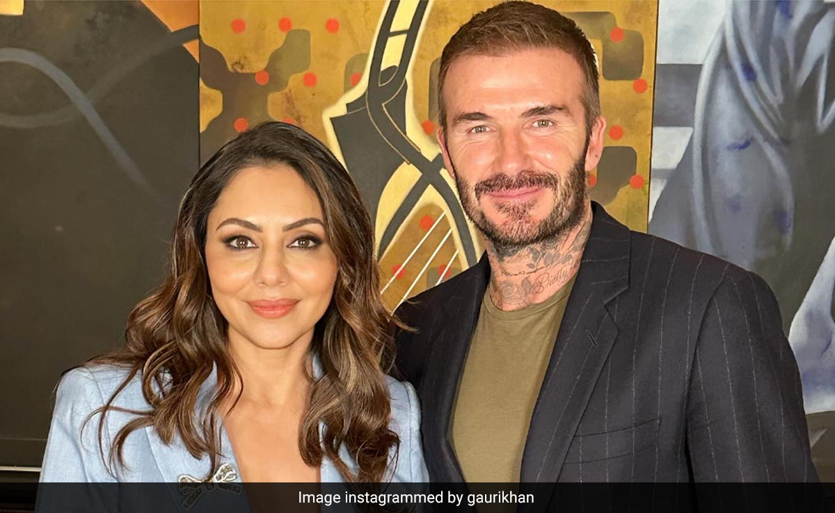 Gauri Khan's Thank You Message For David Beckham Includes Sonam Kapoor