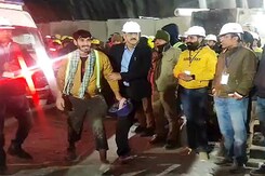 Jubilation As All Trapped Workers Rescued From Uttarakhand Tunnel After 17 Days Jubilation As All Trapped Workers Rescued From Uttarakhand Tunnel After 17 Days