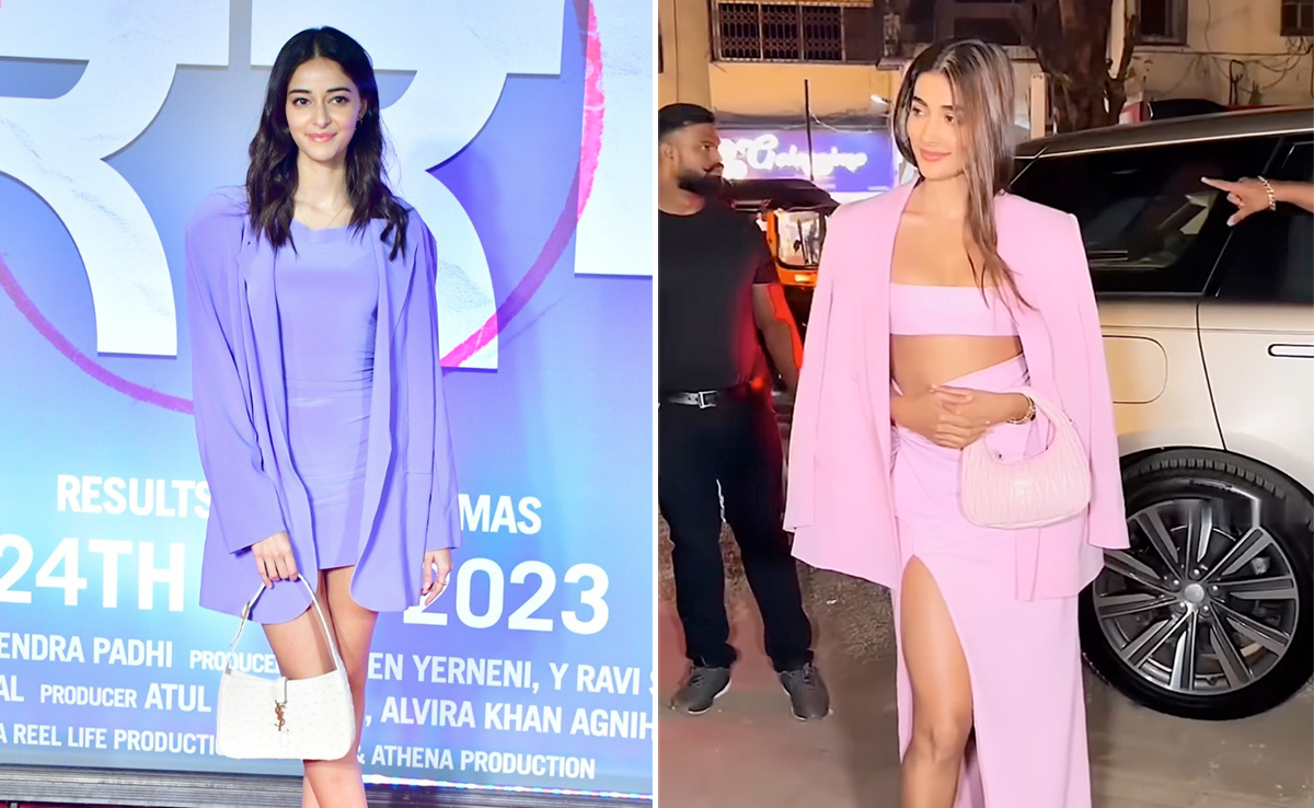 Pooja Hegde And Ananya Panday Double The Fashion Quo In Barbie Chic Pastel Style
