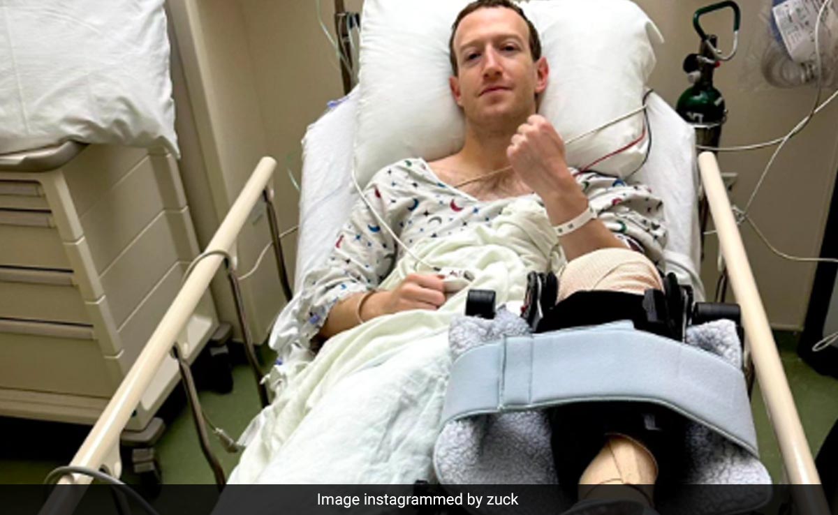 Mark Zuckerberg Undergoes Surgery After Knee Injury, Shares Pics On Instagram