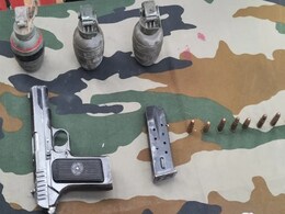 Arms, Ammunition Recovered In Jammu and Kashmir's Kupwara, 2 Arrested Arms, Ammunition Recovered In Jammu and Kashmir's Kupwara, 2 Arrested