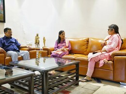 Arvind Kejriwal Meets Families of Manish Sisodia, Sanjay Singh On Diwali