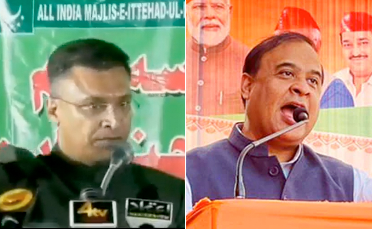 "Settled In 5 Minutes": Himanta Sarma Warns Akbaruddin Owaisi Over Video