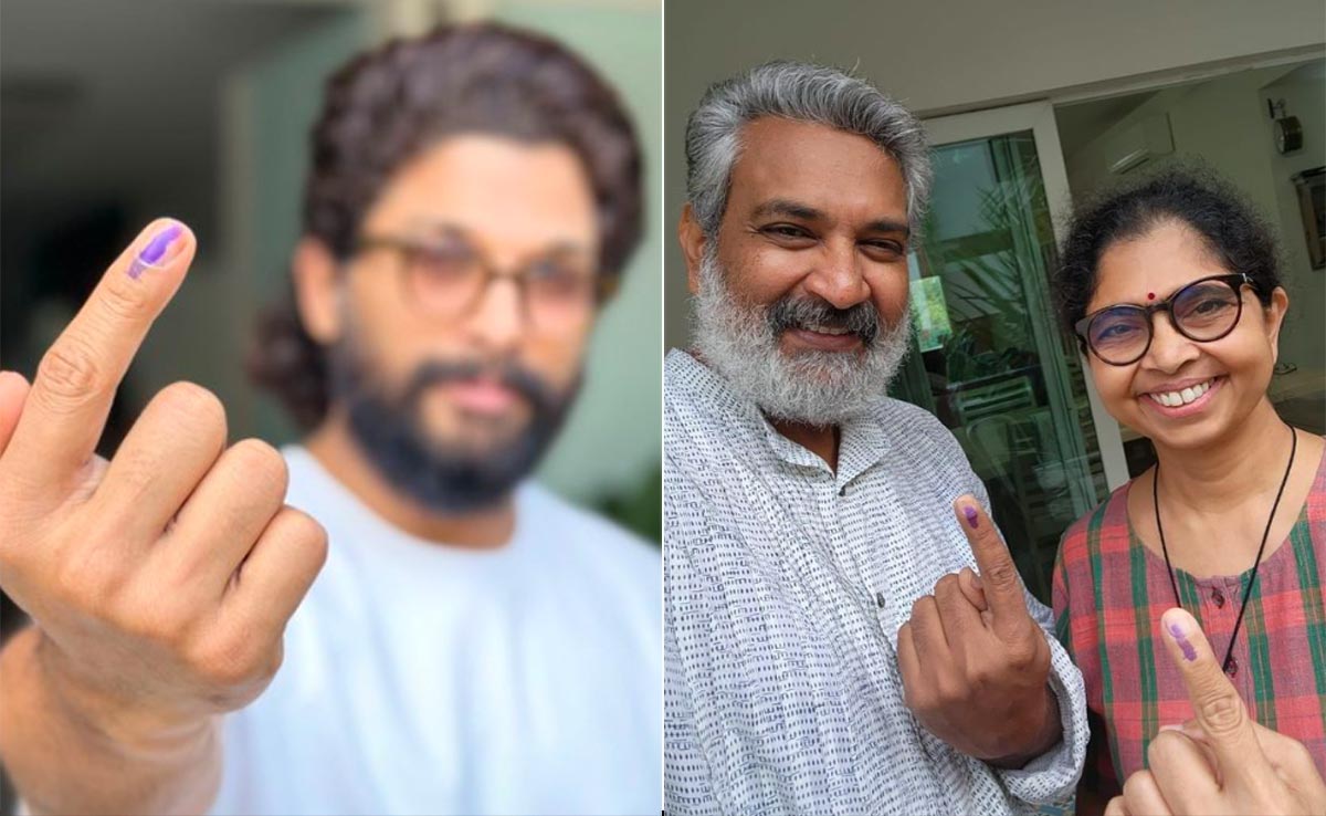 Telangana Assembly Polls: Chiranjeevi, Allu Arjun, SS Rajamouli And Other Celebs Cast Their Vote