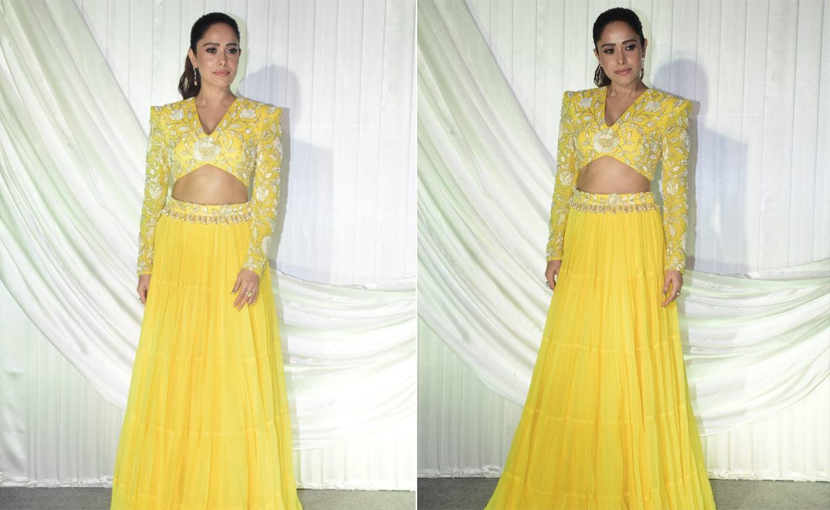 Nushrratt Bharuccha Hits The Right Festive Note In A Sunshine Yellow <i>Lehenga</i>