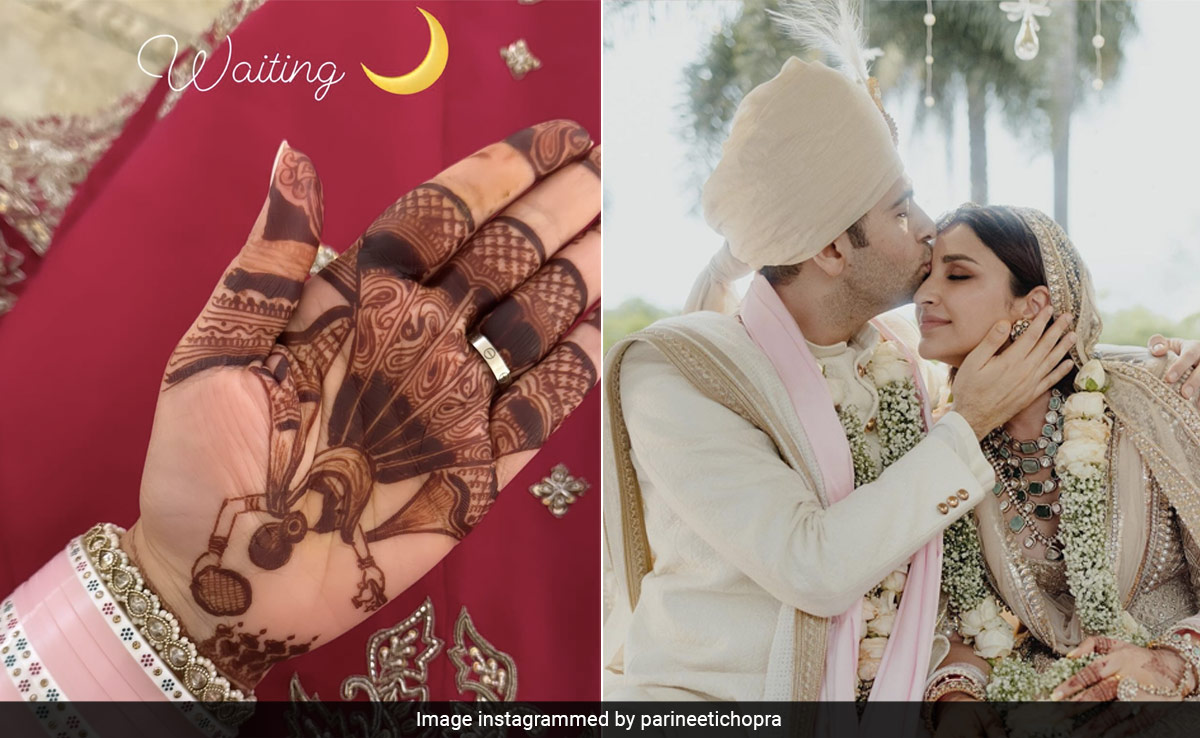 Parineeti Is "Waiting" With First <i>Karwa Chauth Mehendi</i> That Is Minimal And Yet On Trend, Pic Inside