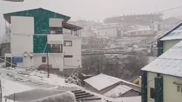 Video: Snowfall In Uttarakhand's Badrinath For Second Consecutive Day
