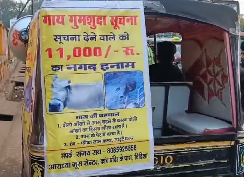 MP News : गौसेवक का ऐलान- गाय ढूंढकर लाओ ₹11 हजार पाओ, चोर पकड़वाओ ₹21 हजार का ईनाम ले जाओ