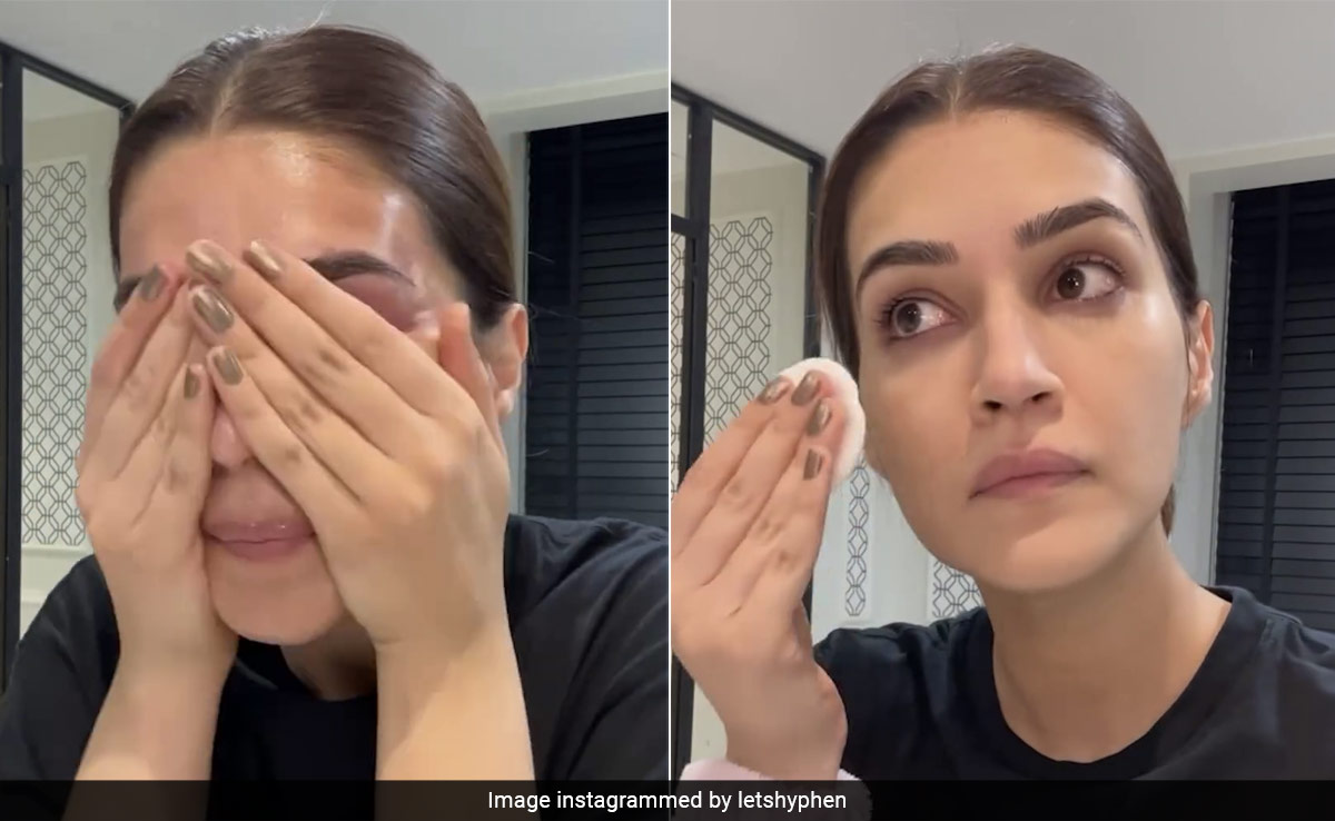 Kriti Sanon's 8-Step Makeup Removal Ritual Makes Sure She Glows Every Season