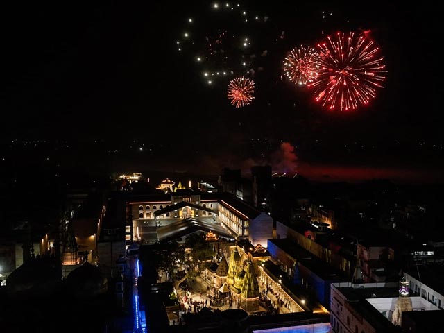 On Dev Diwali, Kashi Glows With Splendour, Fireworks Light Up Sky
