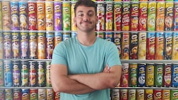 Pringles Fan Sets Guinness World Record With 263 Pringles Tubes Collection