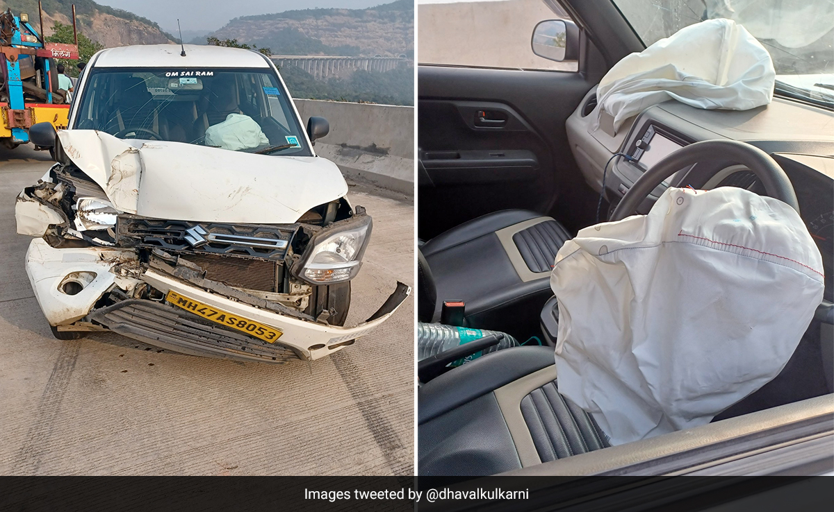 Mumbai Man's Highway Horror After Speeding Uber Driver Crashes Into Truck