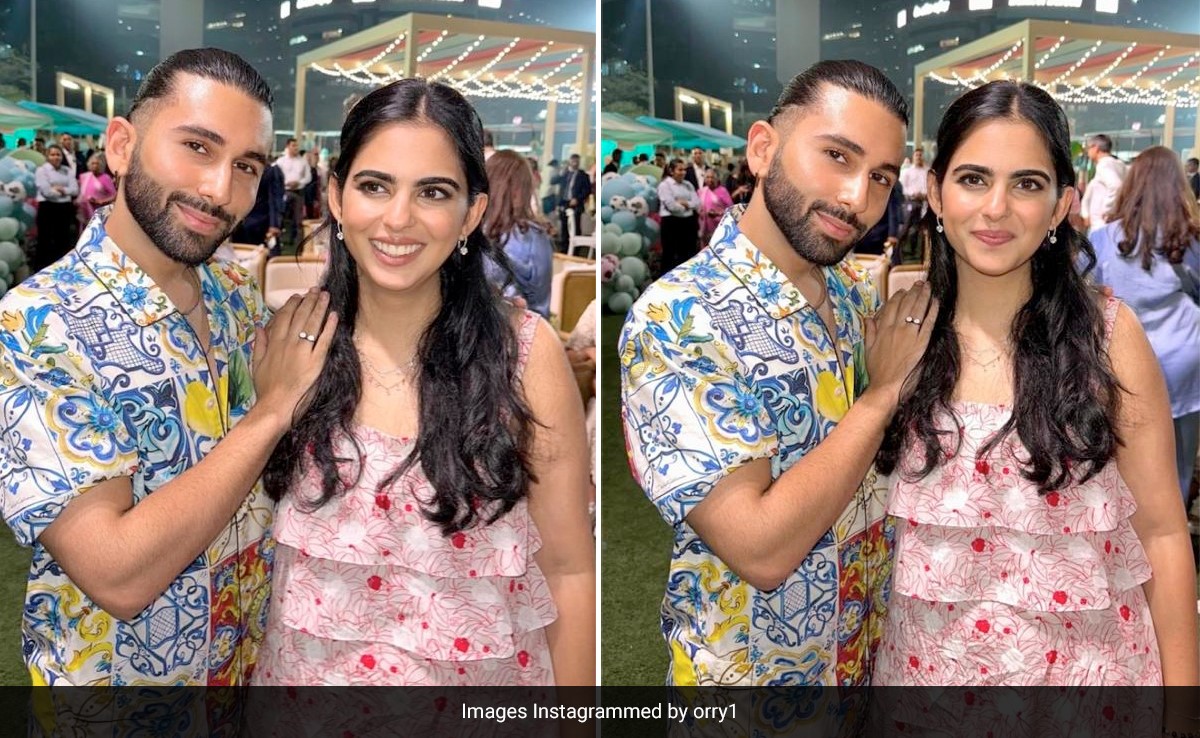 Orhan Awatramani a.k.a. Orry And Isha Ambani Pair Up In Prints, Looking Like The Most Chic Besties In Town