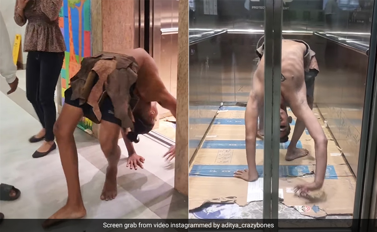 कॉन्ज्यूरिंग के 'भूत' की तरह लिफ्ट में चढ़ने लगा ये शख्स, दीदी तो डर गईं लेकिन यूजर्स हुए इंप्रेस