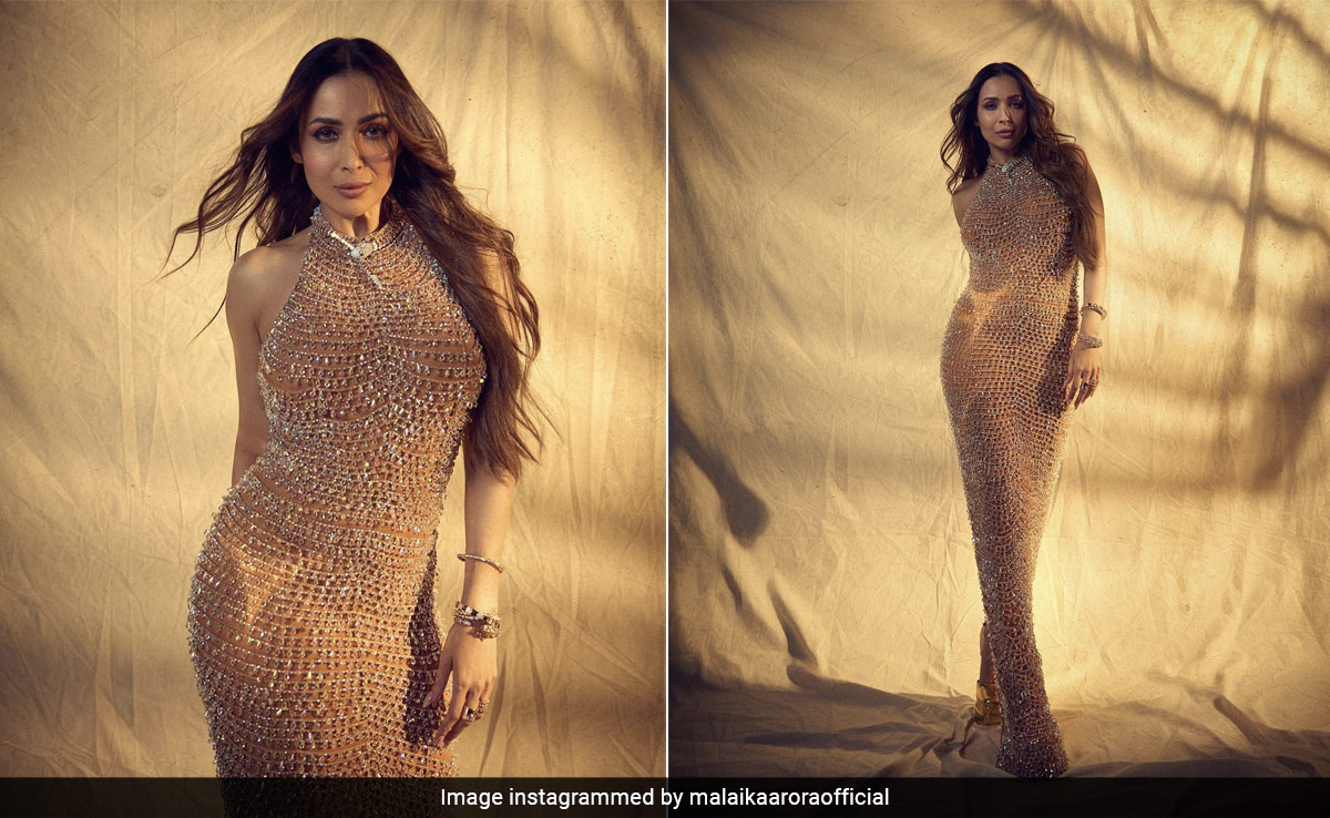Malaika Arora Is The Whole "Diwali Dhamaka" In A Rs 2 Lakh ITRH Crystal Gown