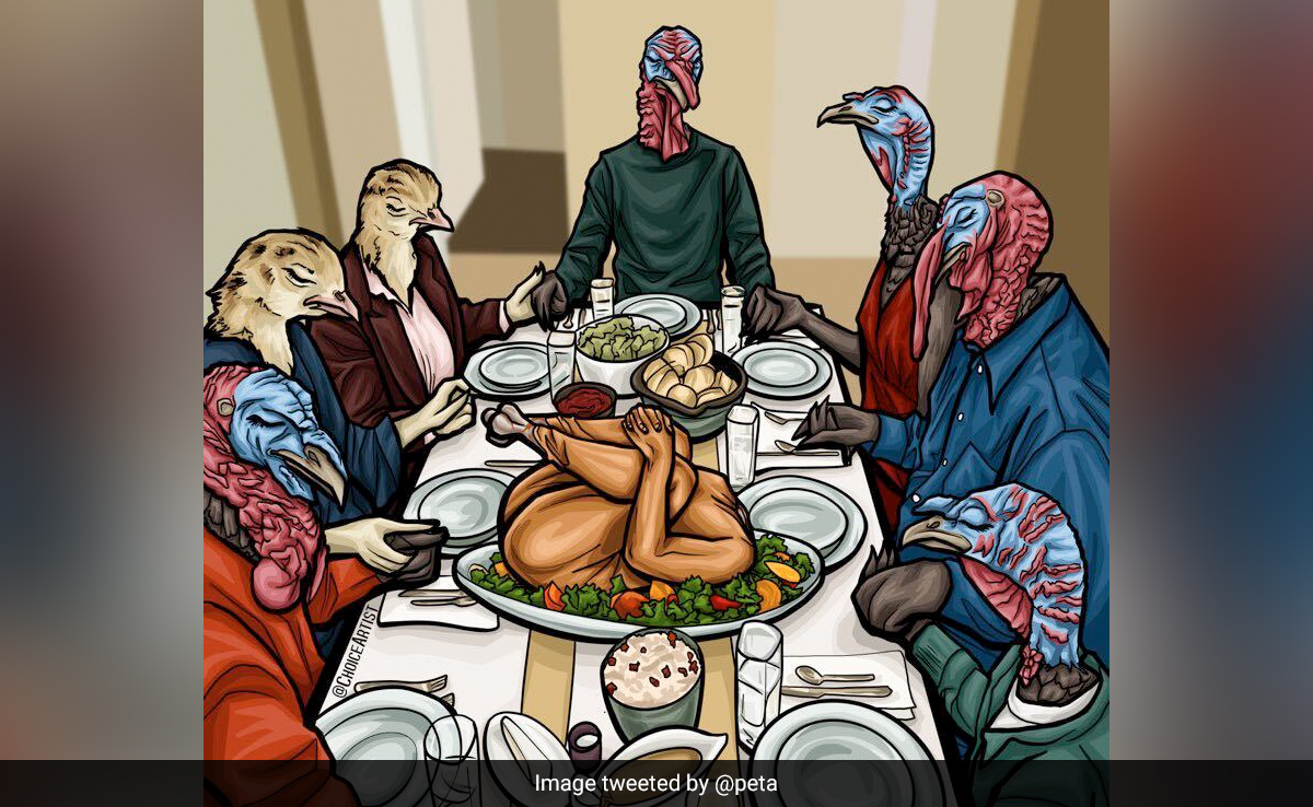 PETA's Thanksgiving Post Showing Turkeys As Humans Is Viral, Here's Why