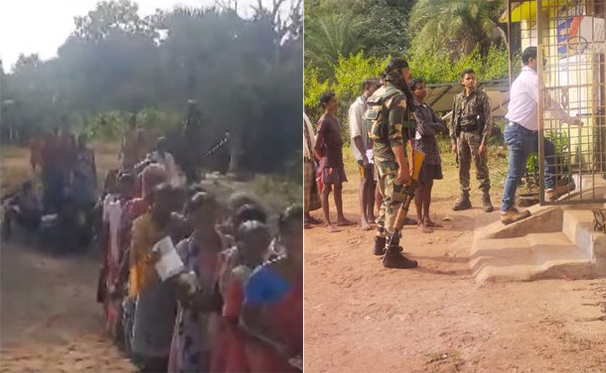 बुलेट पर बैलेट भारी: कारीगुंडम में 23 साल बाद मतदाता कर रहे मतदान, बस्तर के कलेपाल केंद्र पर पहली बार हुई वोटिंग