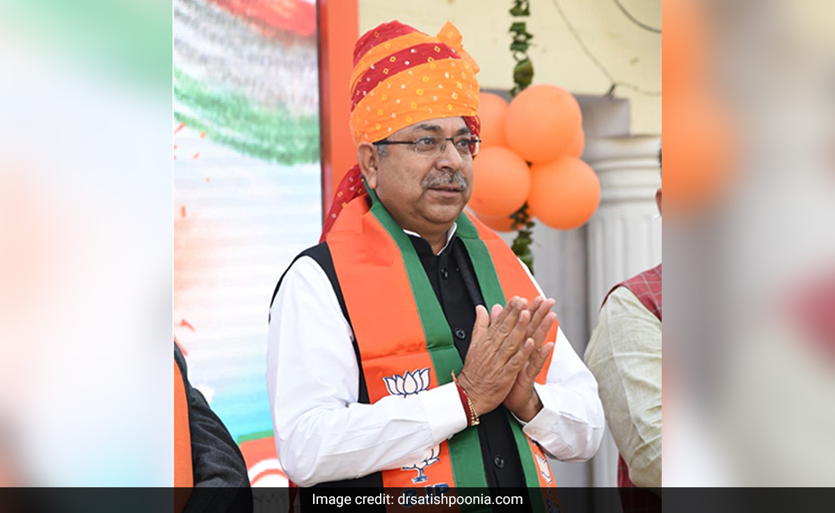 बीजेपी नेता प्रतिपक्ष सतीश पूनिया ने किया नामांकन, आमेर सीट से तीसरी बार लड़ेंगे चुनाव