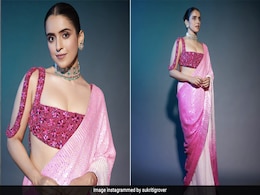 Sanya Malhotra Takes The Barbiecore Trend On A Desi Ride In This Pink, Sequinned <i>Saree</i> Sanya Malhotra Takes The Barbiecore Trend On A Desi Ride In This Pink, Sequinned <i>Saree</i>