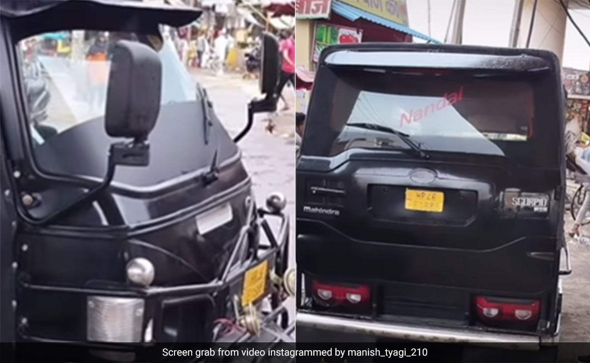 ऑटोरिक्शा से बना दिया स्कॉर्पियो, जुगाड़ देख लोग हैरान, आनंद महिंद्रा भी नहीं कर पाएंगे यकीन
