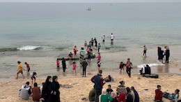 Tears And Laughter On Gaza Beach As Children Get Break From War