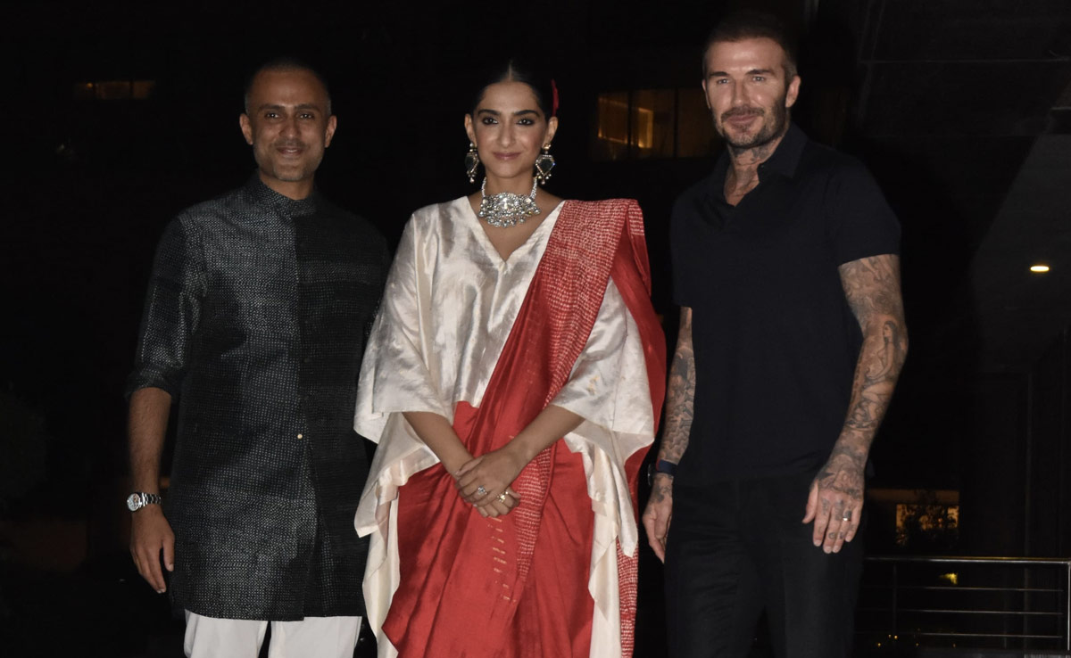 Pics: Sonam Kapoor And Anand Ahuja Host A Welcome Party For David Beckham