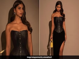 Suhana Khan's Structured Corset And Skirt Is Pitch Black Perfection At The Jio World Plaza Red Carpet Suhana Khan's Structured Corset And Skirt Is Pitch Black Perfection At The Jio World Plaza Red Carpet
