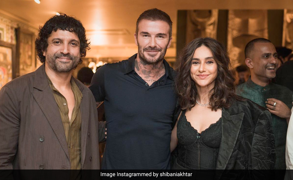 Farhan Akhtar And Wife Shibani After Meeting David Beckham: "You Were So Lovely"
