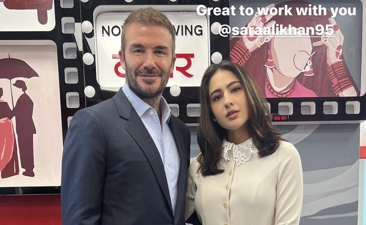 David Beckham And Sara Ali Khan's Crisp Boss Style Combo Was Definitely Not On Our 2023 Bingo Card
